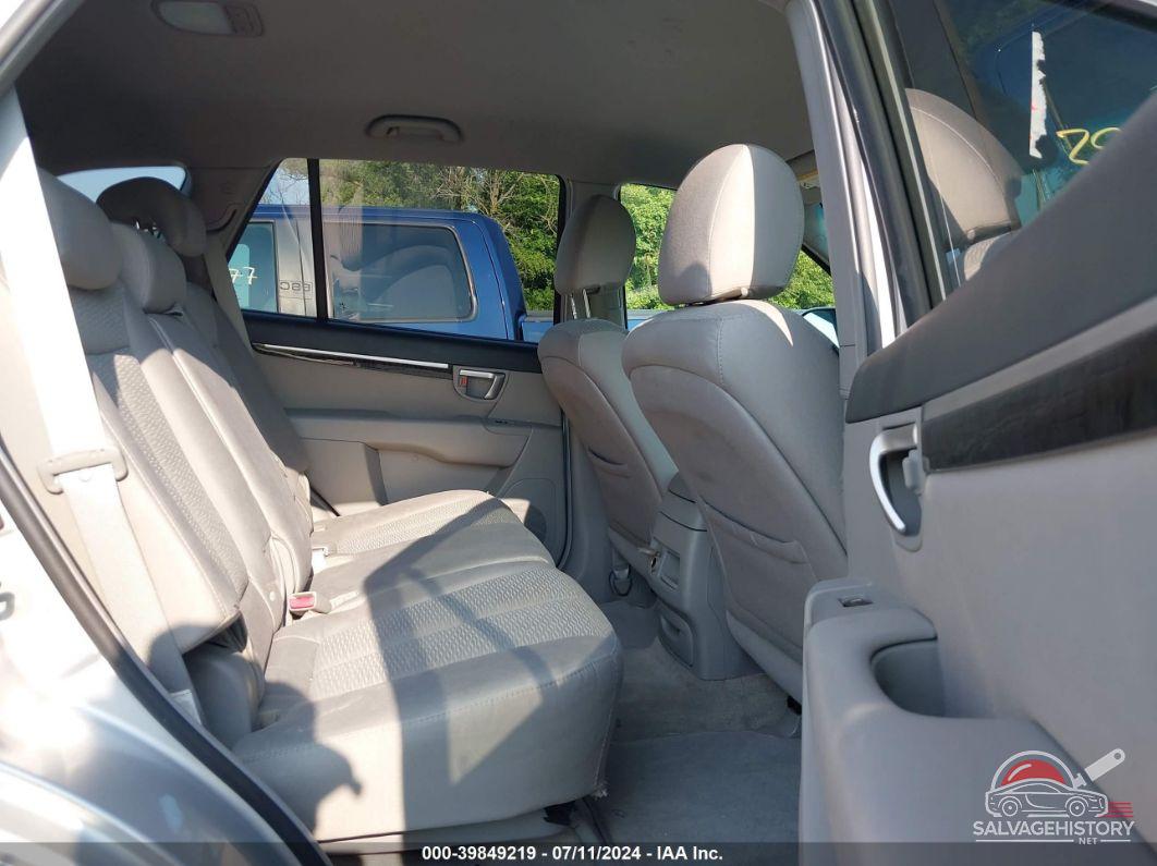 5NMSG13D37H111113 2007 HYUNDAI SANTA FE photo no. 8