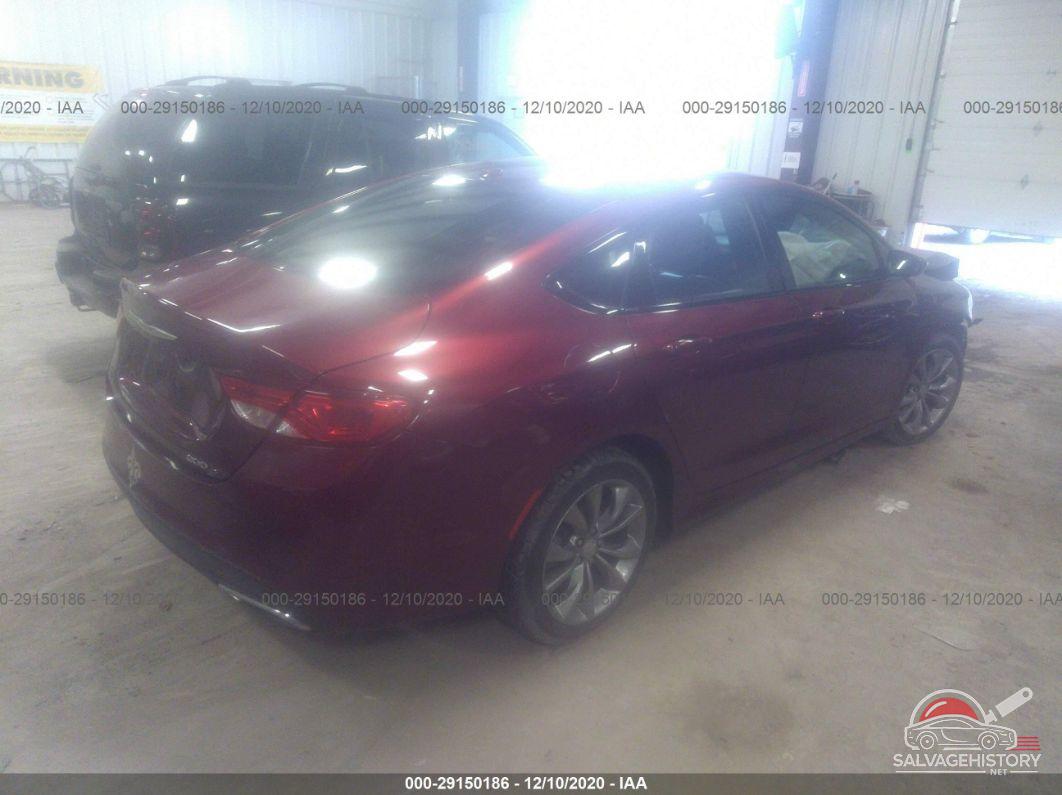 1C3CCCBG8FN573440 2015 CHRYSLER 200 photo no. 4