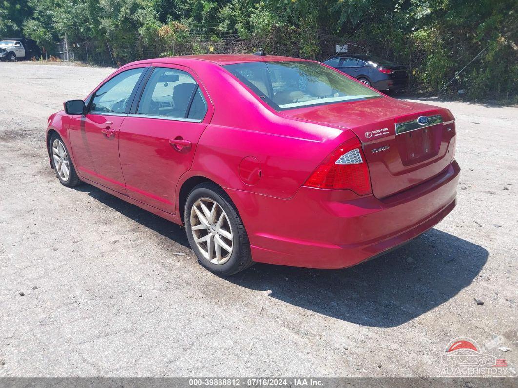 3FAHP0JA0CR153669 2012 FORD FUSION photo no. 3