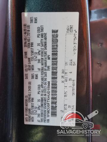 1FMCU0F7XHUD15944 2017 FORD ESCAPE photo no. 13