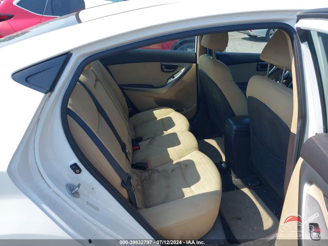 5NPDH4AE7BH007366 2011 HYUNDAI ELANTRA photo no. 8