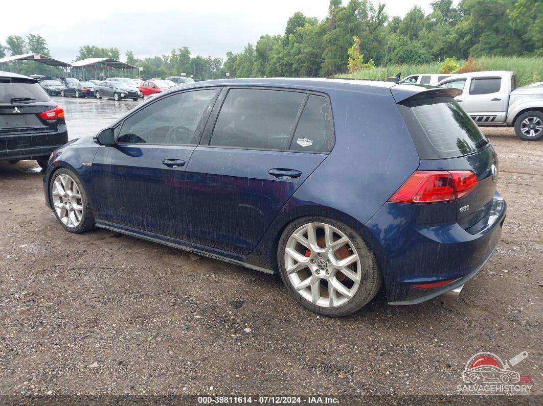 3VW4T7AU6FM016032 2015 VOLKSWAGEN GOLF GTI photo no. 3