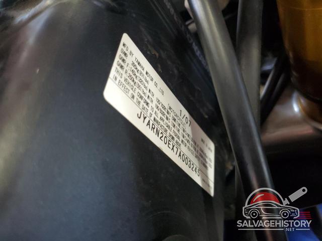 JYARN20EX7A003245 2007 YAMAHA YZF1000 photo no. 9
