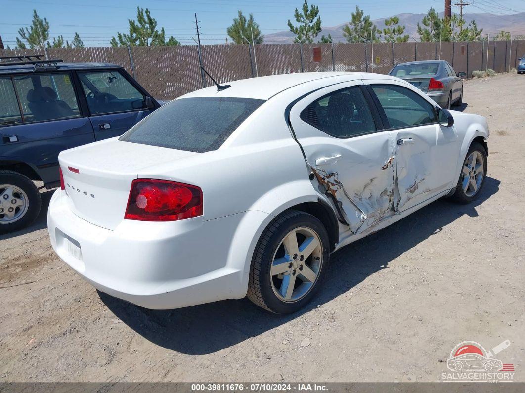 1C3CDZAB9CN141067 2012 DODGE AVENGER photo no. 4