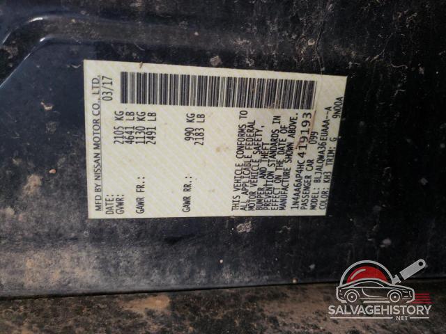 1N4AA6AP4HC419193 2017 NISSAN MAXIMA photo no. 13