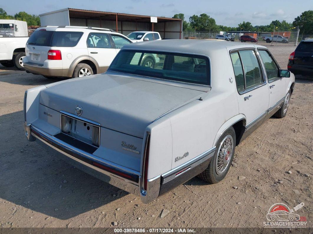 1G6CD53B2M4344460 1991 CADILLAC DEVILLE photo no. 4