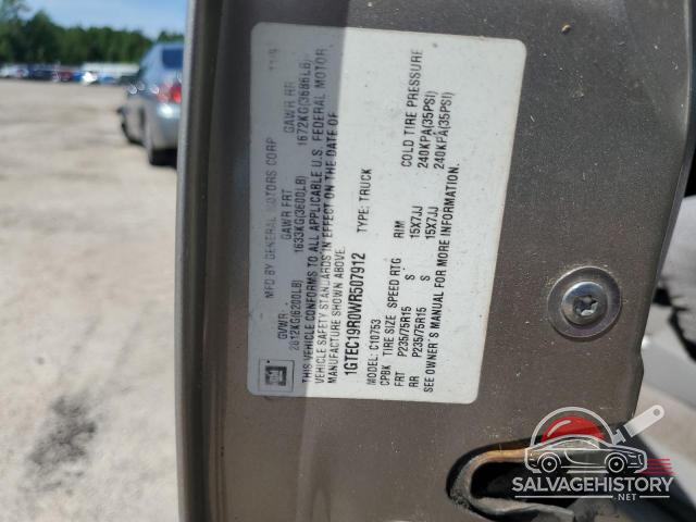1GTEC19R0WR507912 1998 GMC SIERRA photo no. 13