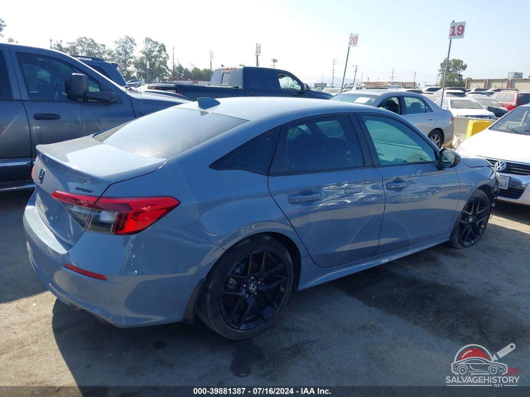 2HGFE2F50NH577061 2022 HONDA CIVIC photo no. 4