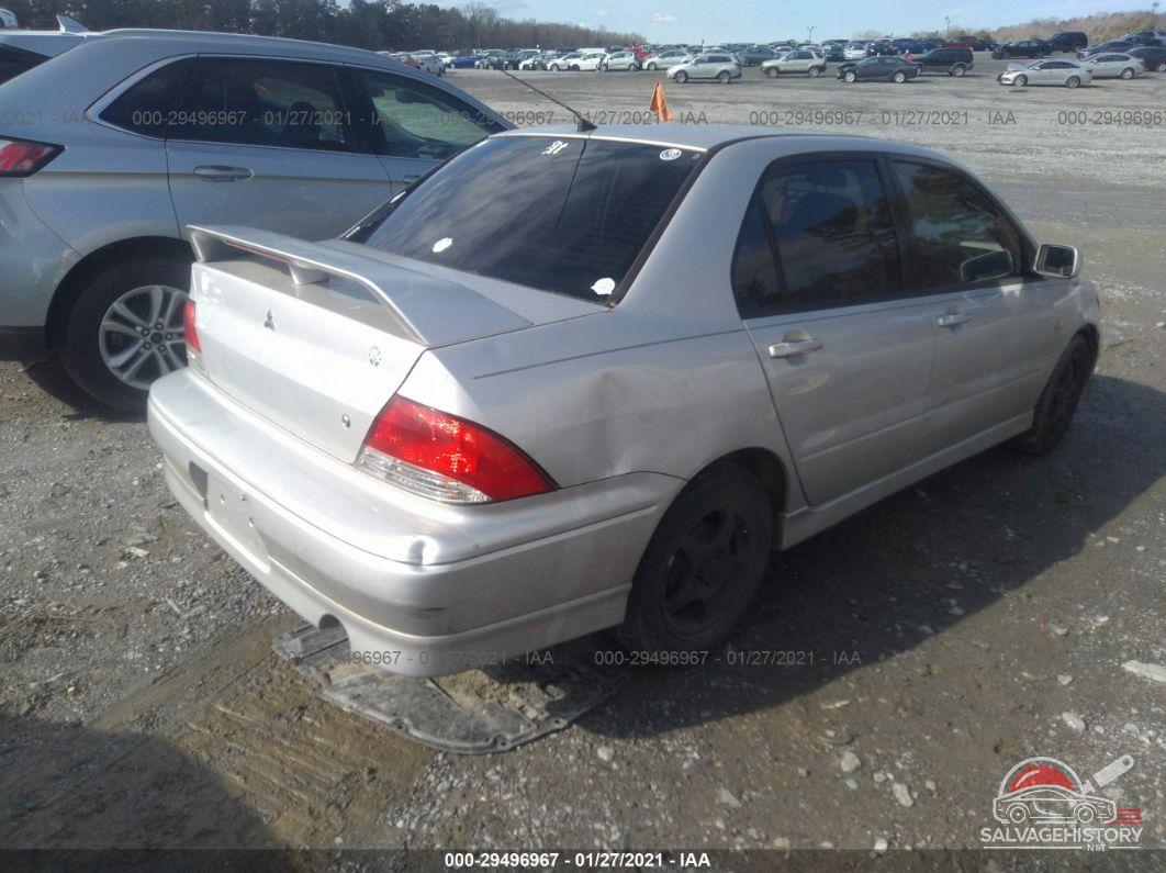 JA3AJ86EX2U002321 2002 MITSUBISHI LANCER photo no. 4