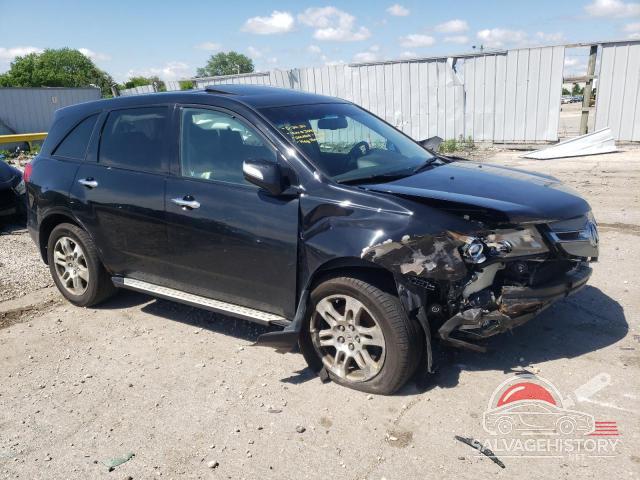 2HNYD28438H514372 2008 ACURA MDX photo no. 4