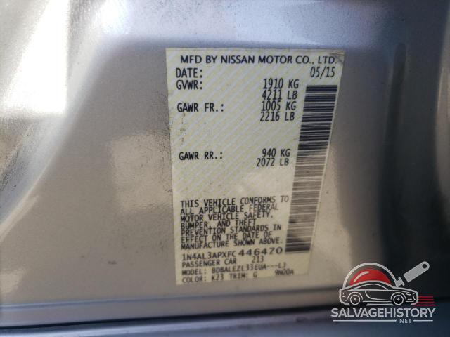 1N4AL3APXFC446470 2015 NISSAN ALTIMA photo no. 12