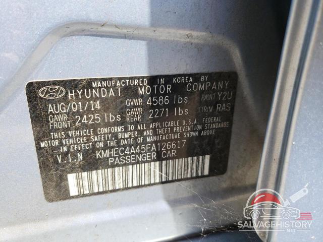 KMHEC4A45FA126617 2015 HYUNDAI SONATA photo no. 13