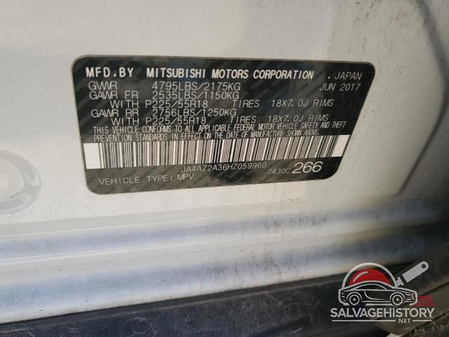 JA4AZ2A36HZ059960 2017 MITSUBISHI OUTLANDER photo no. 12