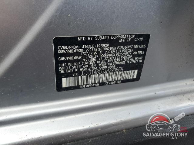 JF2GTABC6JH290669 2018 SUBARU CROSSTREK photo no. 13
