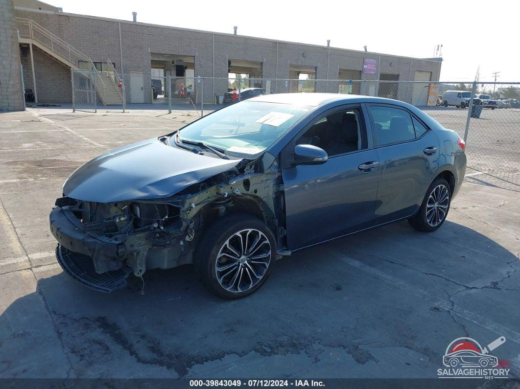 5YFBURHE3FP269593 2015 TOYOTA COROLLA photo no. 2