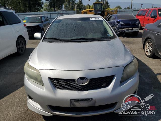 1NXBU40E09Z114260 2009 TOYOTA COROLLA photo no. 5
