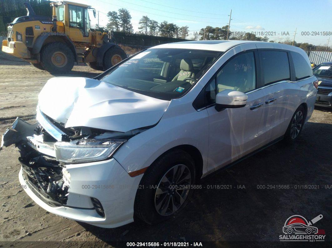 5FNRL6H78MB024220 2021 HONDA ODYSSEY photo no. 2