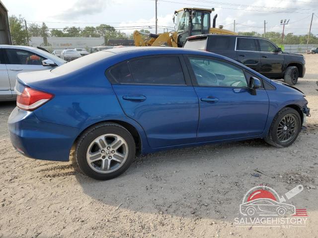19XFB2F54DE001037 2013 HONDA CIVIC photo no. 3
