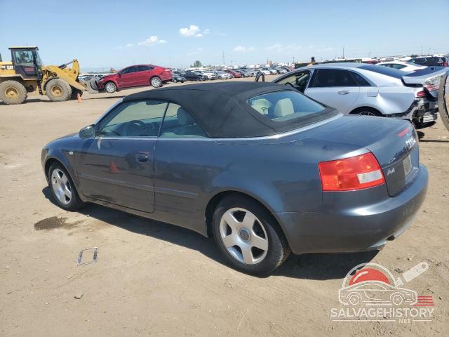 WAUAC48H25K016626 2005 AUDI A4 photo no. 2