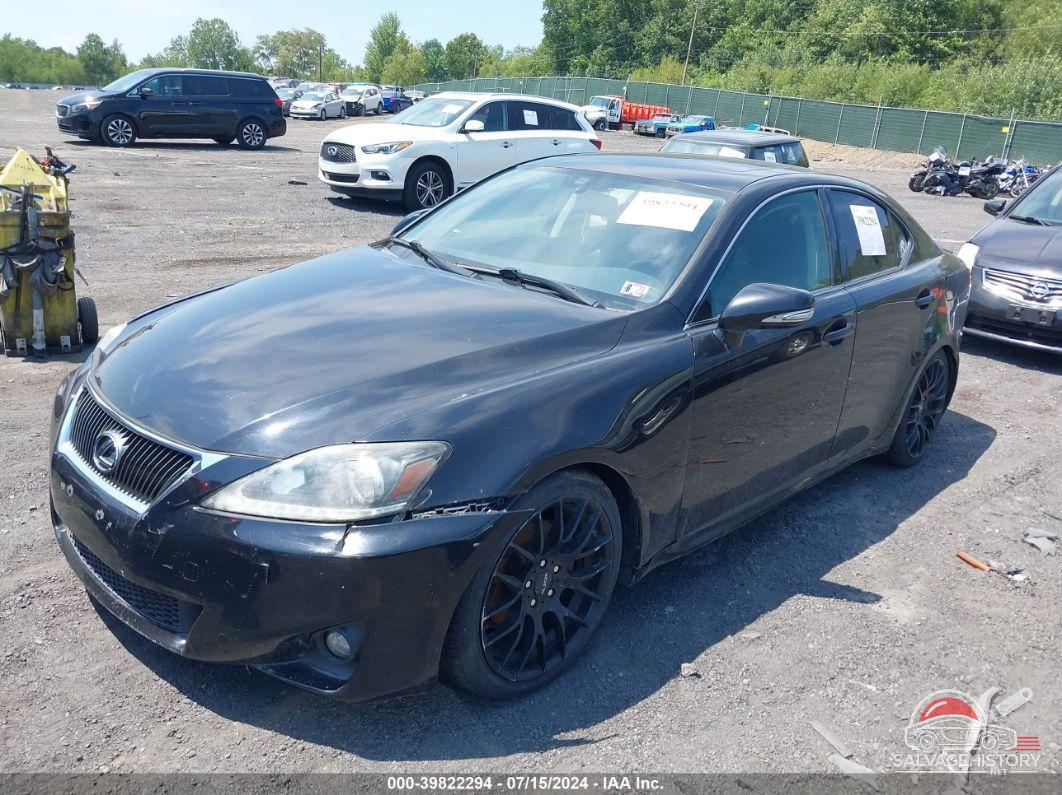 JTHCF5C25C5059671 2012 LEXUS IS 250 photo no. 2