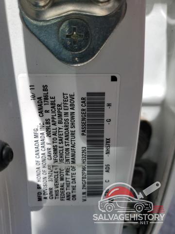 2HGFB2F96CH532263 2012 HONDA CIVIC photo no. 13