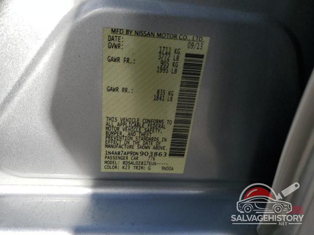 1N4AB7AP9DN903863 2013 NISSAN SENTRA photo no. 12