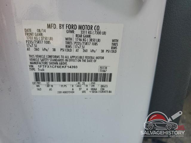 1FTFX1CF6EKF14393 2014 FORD F-150 photo no. 12