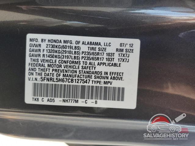 5FNRL5H67CB127547 2012 HONDA All Models photo no. 13