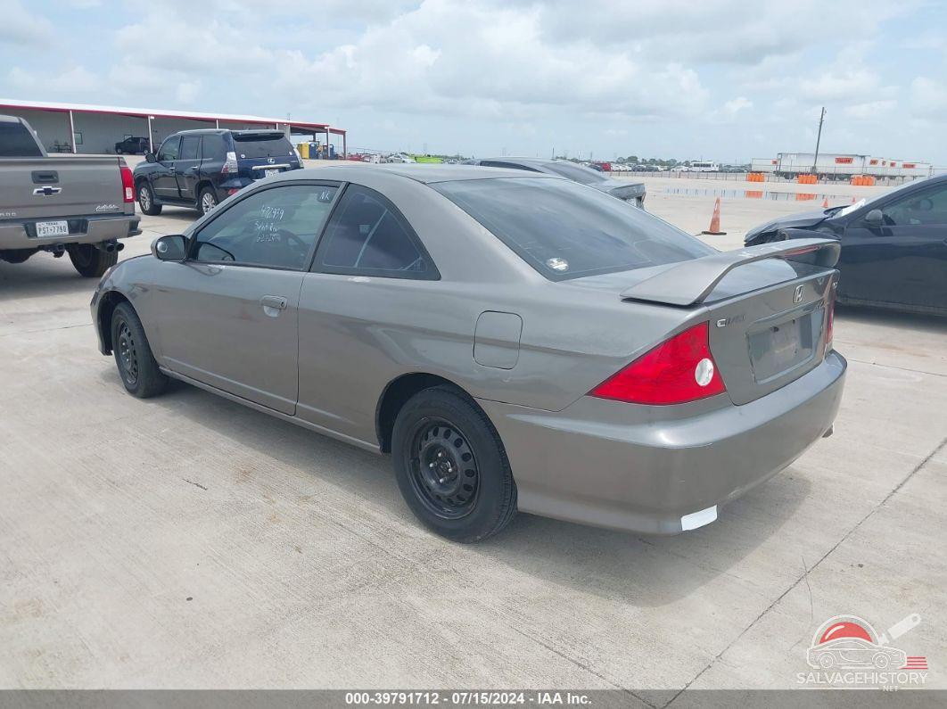 1HGEM22955L020768 2005 HONDA CIVIC photo no. 3