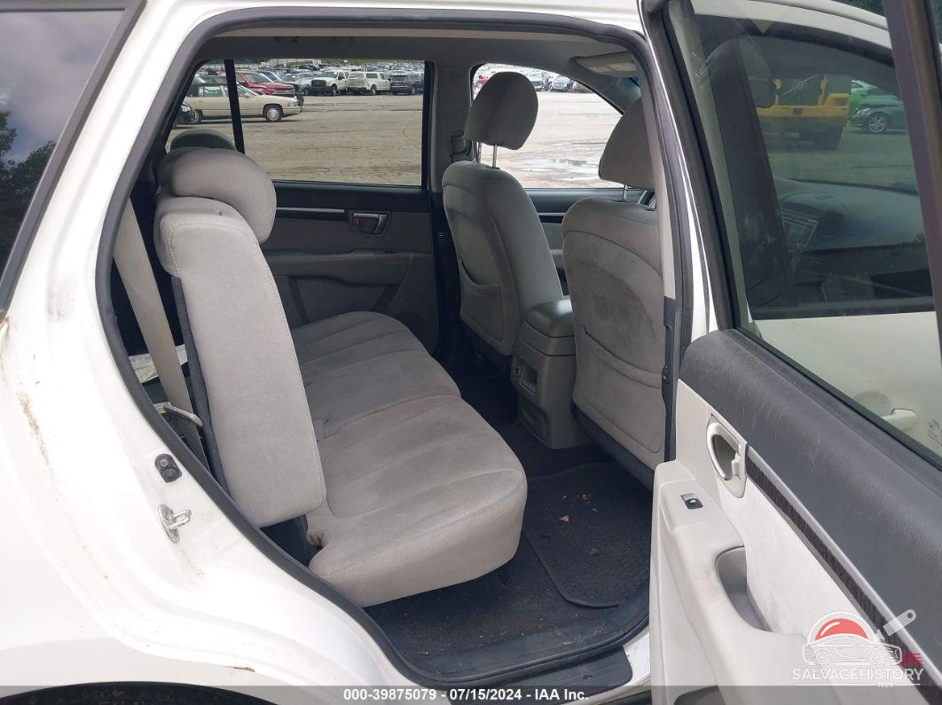 5NMSG73D49H256215 2009 HYUNDAI SANTA FE photo no. 8