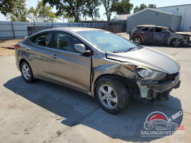 5NPDH4AE3EH464356 2014 HYUNDAI ELANTRA photo no. 4