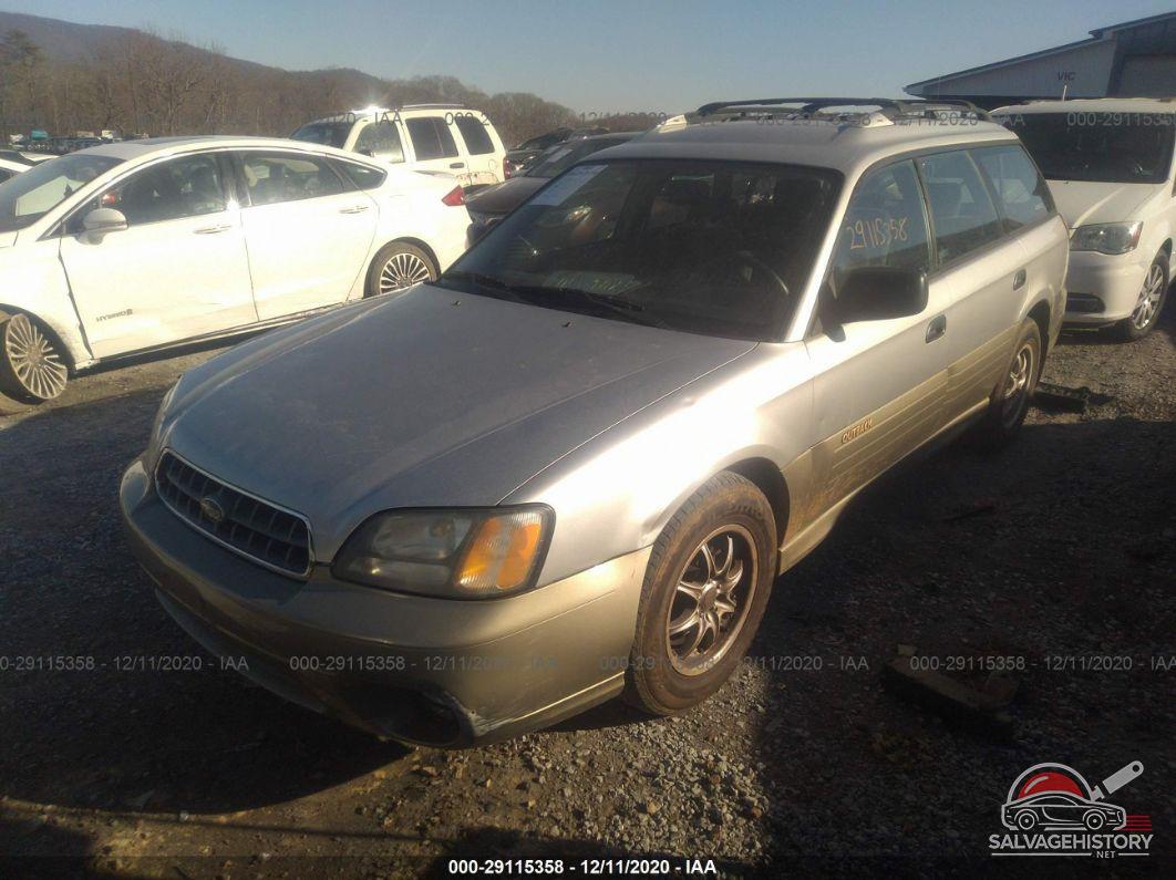 4S3BH675637621079 2003 SUBARU LEGACY WAGON photo no. 2