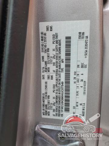 1FMCU9G96HUC07549 2017 FORD ESCAPE photo no. 13