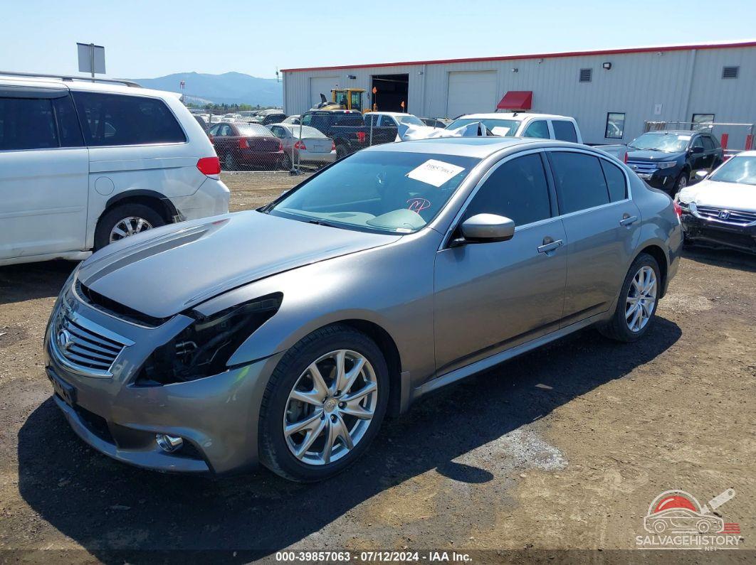 JN1CV6AR9DM759634 2013 INFINITI G37X photo no. 2