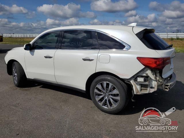 5FRYD3H46EB019126 2014 ACURA MDX photo no. 2