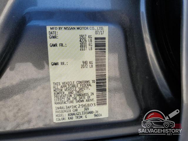1N4AL3AP1HC296803 2017 NISSAN ALTIMA photo no. 12