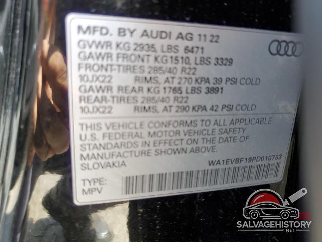 WA1EVBF19PD010753 2023 AUDI Q8 photo no. 14