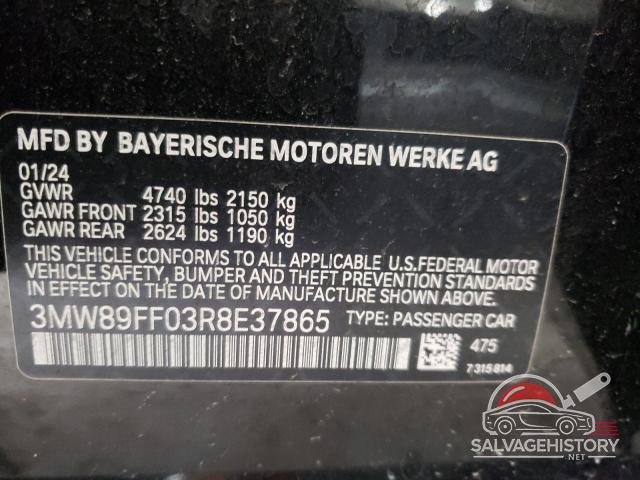 3MW89FF03R8E37865 2024 BMW 3 SERIES photo no. 12