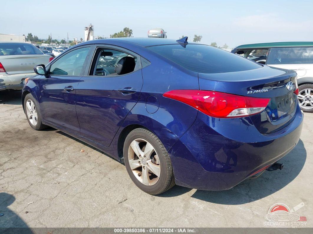 5NPDH4AE3CH122385 2012 HYUNDAI ELANTRA photo no. 3