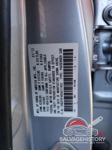 1HGCP2F49CA217450 2012 HONDA ACCORD photo no. 12
