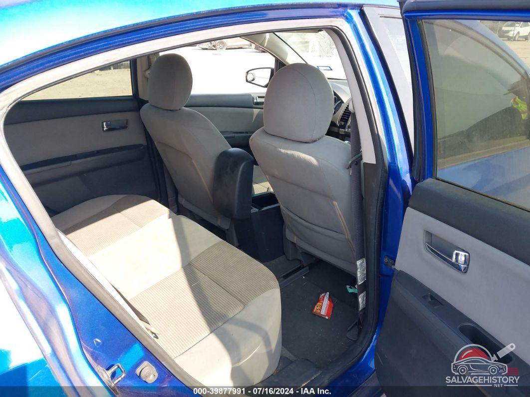 3N1AB6AP9CL773203 2012 NISSAN SENTRA photo no. 8