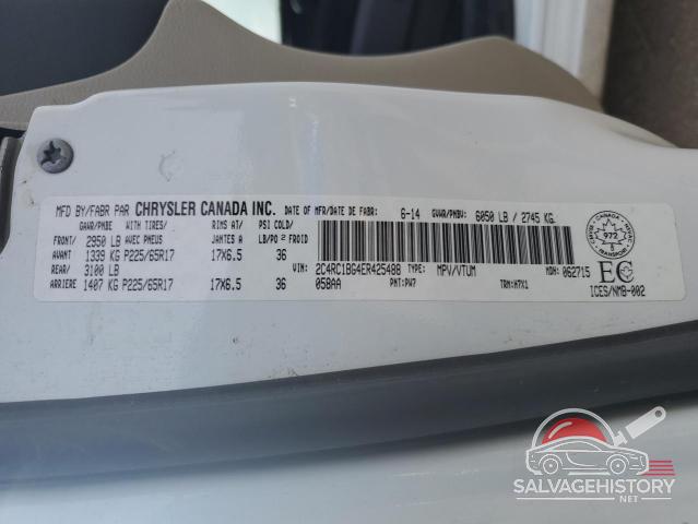 2C4RC1BG4ER425488 2014 CHRYSLER MINIVAN photo no. 14