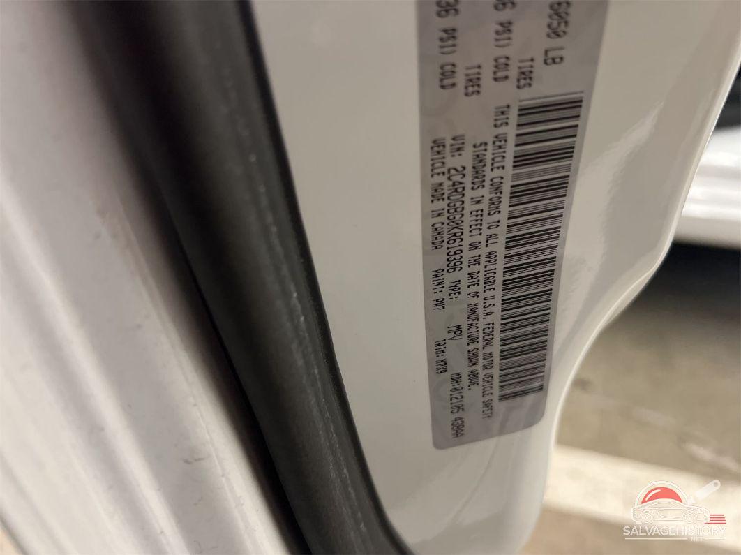 2C4RDGBG0KR619396 2019 DODGE GRAND CARAVAN photo no. 6