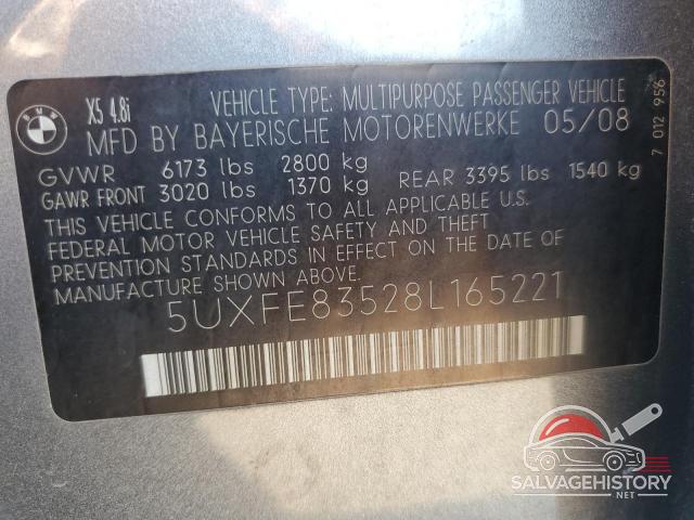 5UXFE83528L165221 2008 BMW X5 photo no. 13