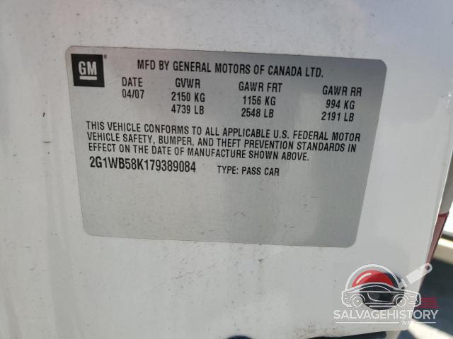 2G1WB58K179389084 2007 CHEVROLET IMPALA photo no. 12