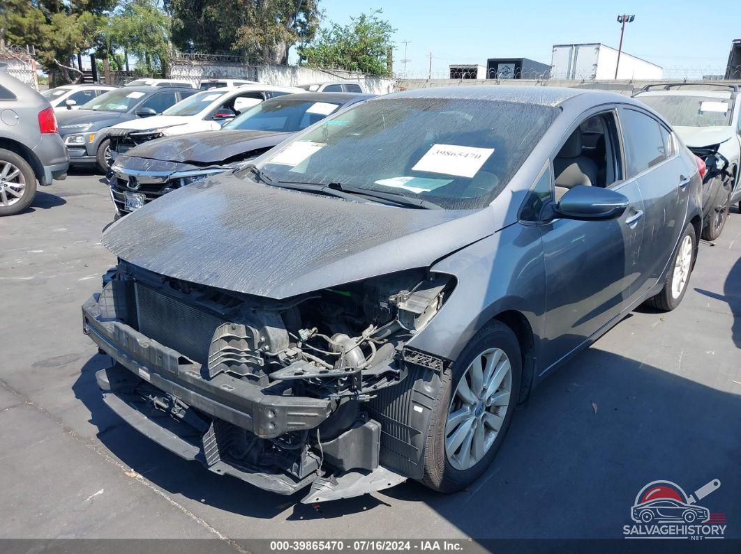 KNAFX4A8XF5303474 2015 KIA FORTE photo no. 2