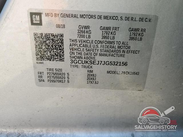3GCUKSEJ7JG532156 2018 CHEVROLET ALL Models photo no. 13
