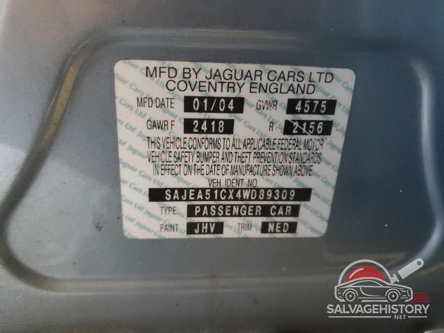 SAJEA51CX4WD89309 2004 JAGUAR X-TYPE photo no. 12