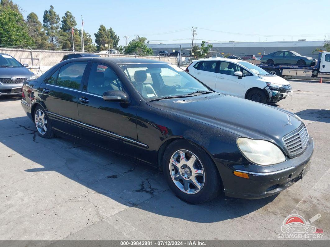 WDBNG75JXYA049917 2000 MERCEDES-BENZ S photo no. 1