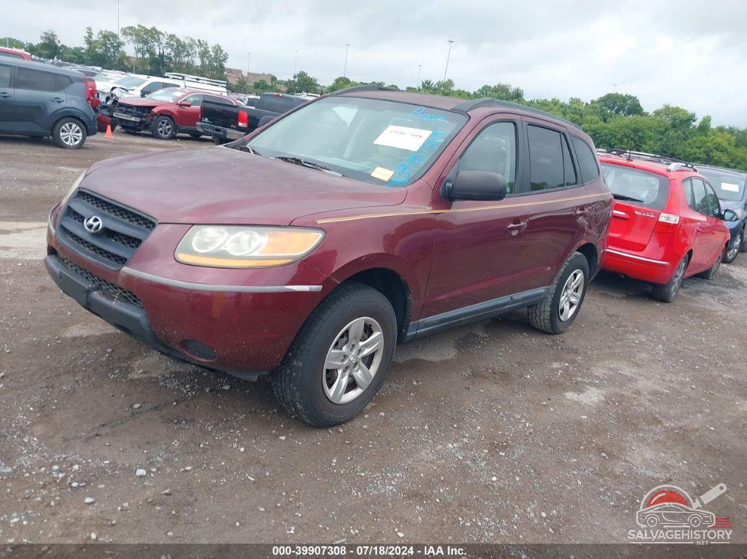 5NMSG13D89H229550 2009 HYUNDAI SANTA FE photo no. 2